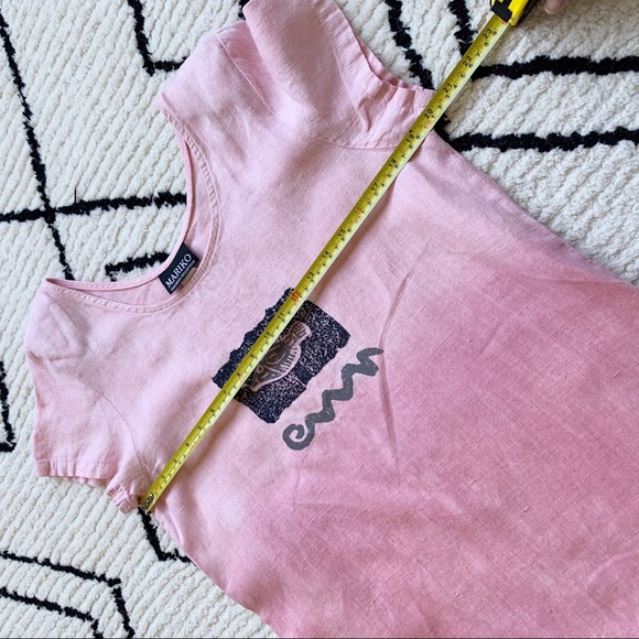 Linen Tie Dye Maxi Dress - Picture 8 of 16